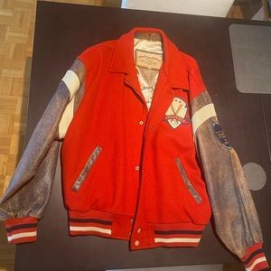 Vintage Louisville Slugger Baseball Jacket